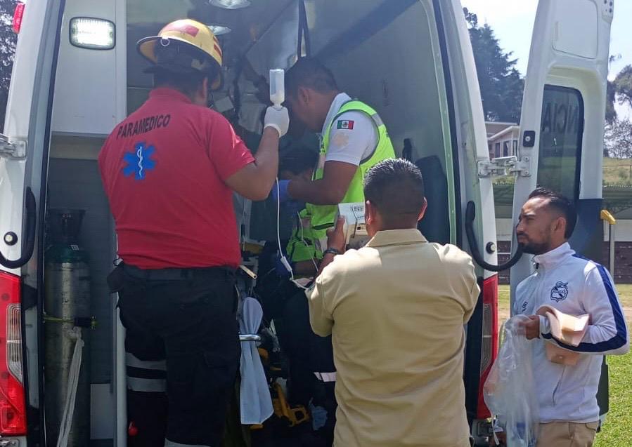 Traslado de emergencia vía aérea desde Zacapoaxtla