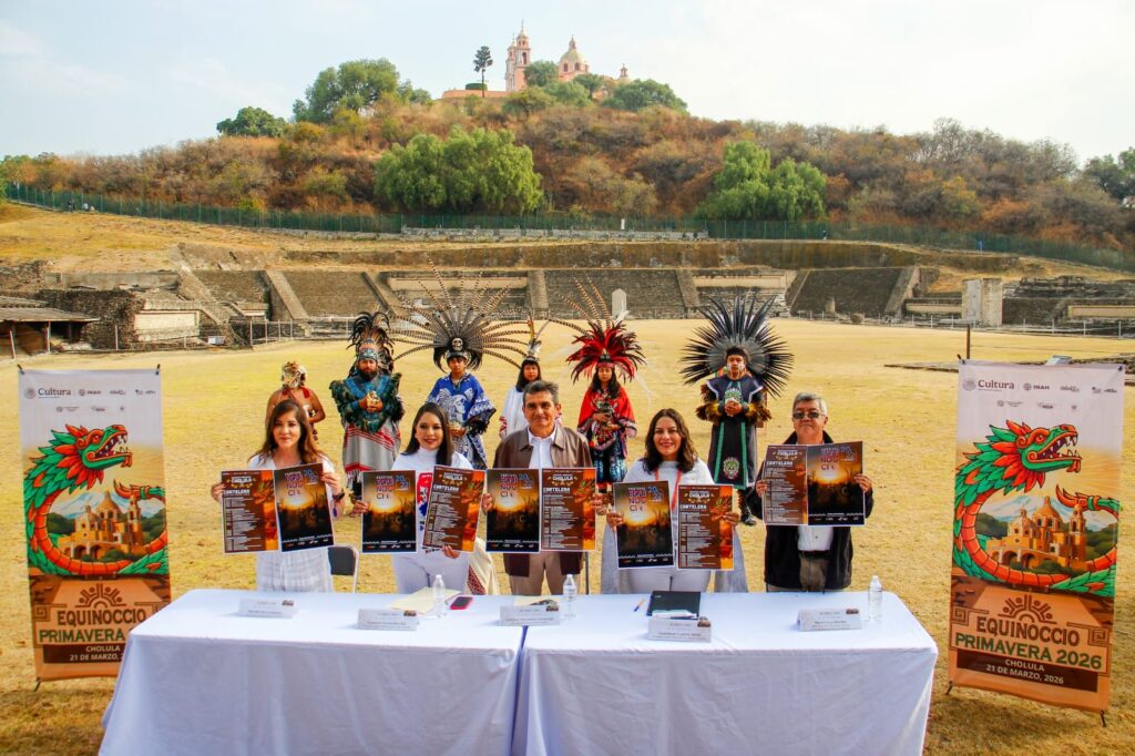 Esperan más de 150 mil visitantes en el Equinoccio de Primavera en Cholula 2026
