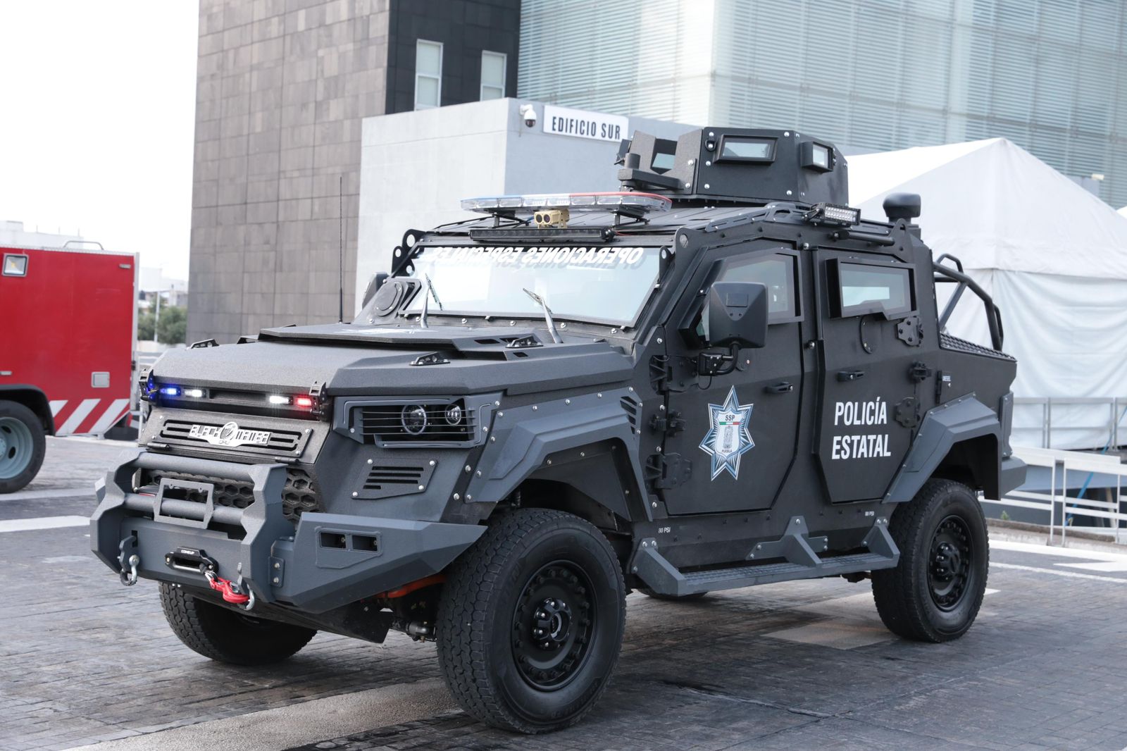 Refuerzan seguridad en Puebla con 111 unidades