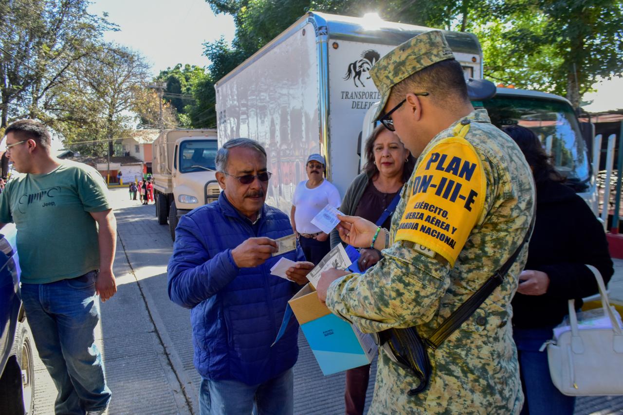 Puebla recibe apoyos tras daños por Tormenta Jerry