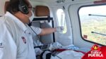 Evacúan por aire a embarazada en Puebla