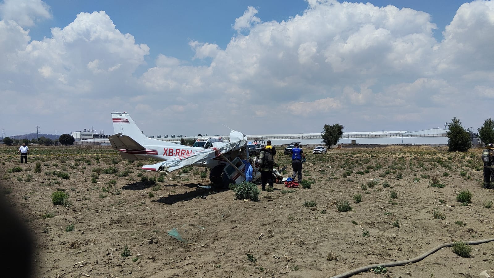Caída de avioneta en Huejotzingo deja tres muertos y un herido_FOTO2