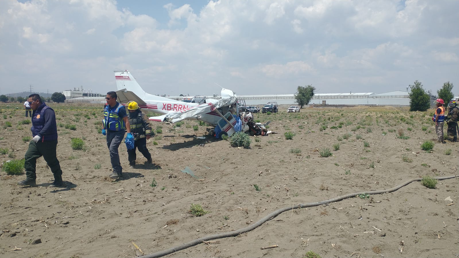 Caída de avioneta en Huejotzingo deja tres muertos y un herido_FOTO3