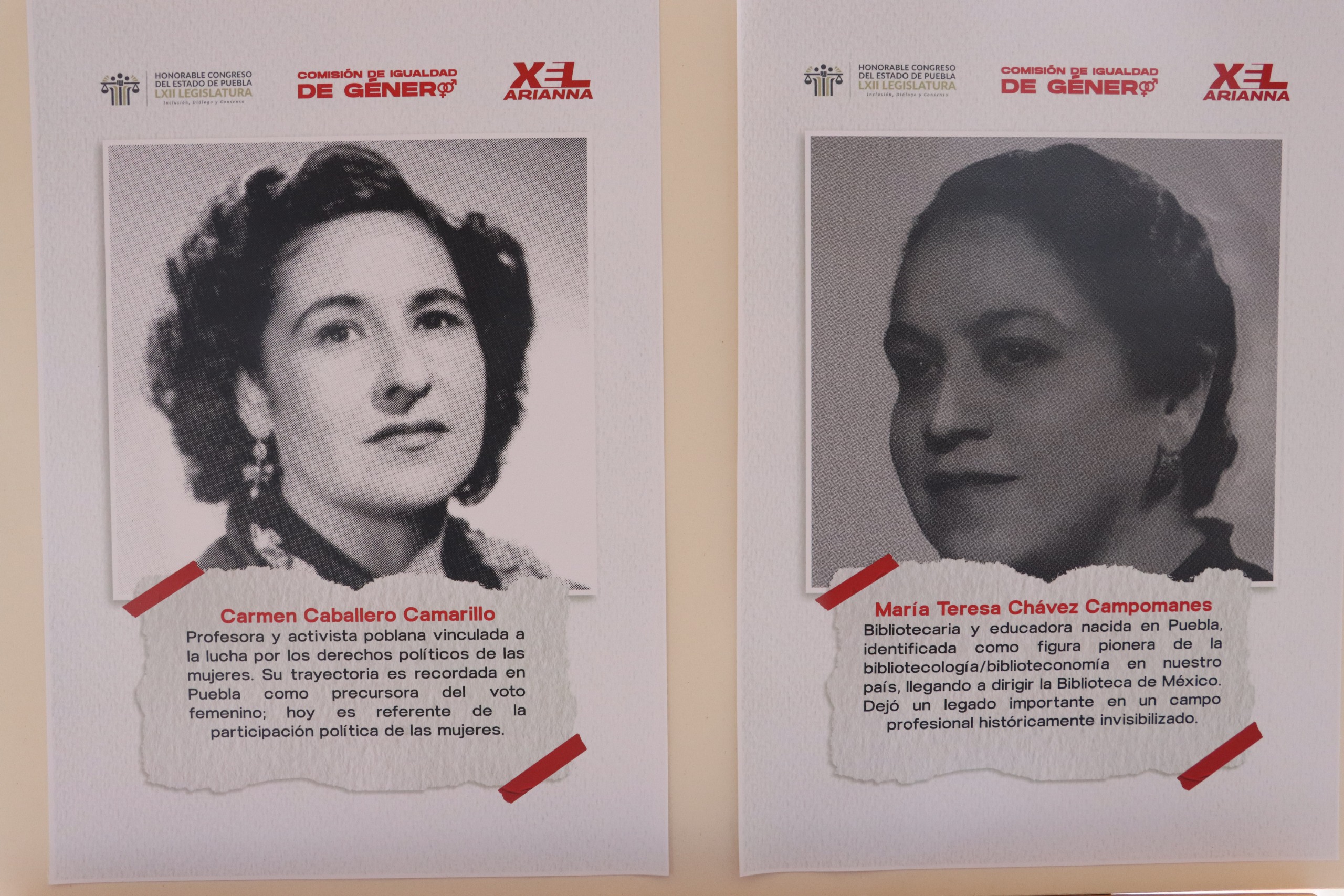 Exposición “Las que abrieron camino” llegará al Congreso de Puebla