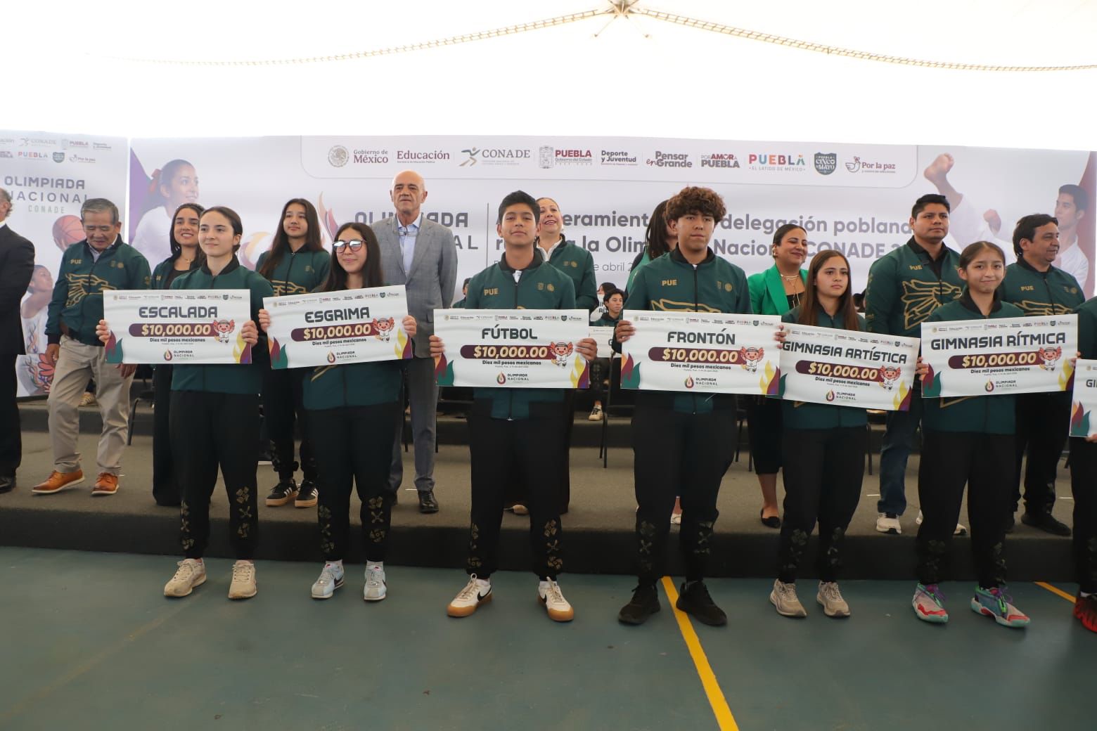 Jóvenes poblanos listos para competir en la Olimpiada CONADE 2026 deporte