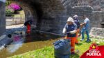 Realizan jornada de limpieza en el Puente de Ovando