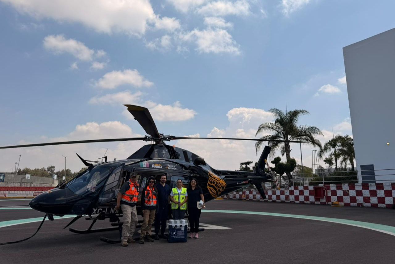 Puebla lleva esperanza a la CDMX con traslado exitoso de hígado