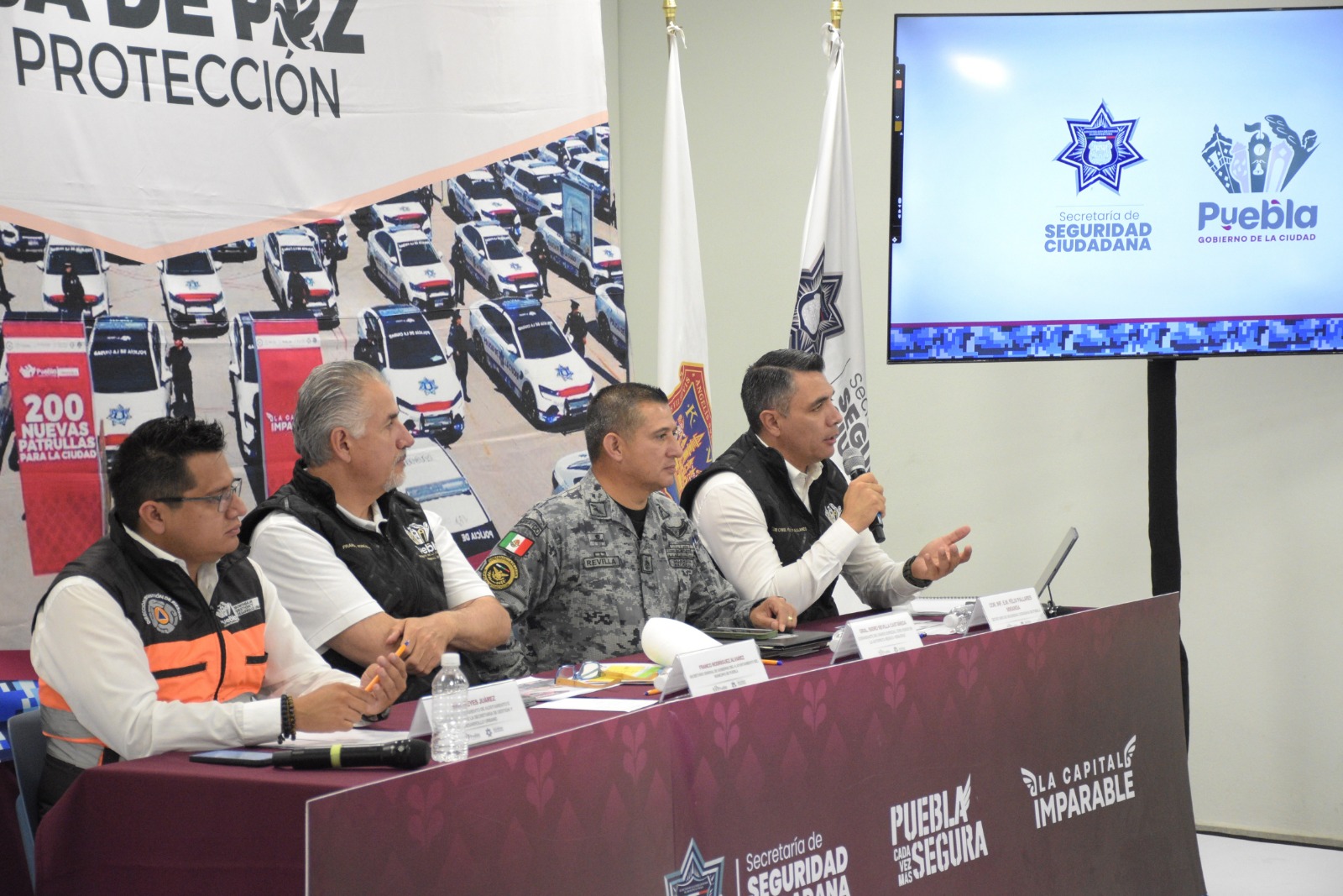Puebla refuerza seguridad con operativos y despliegue de fuerzas