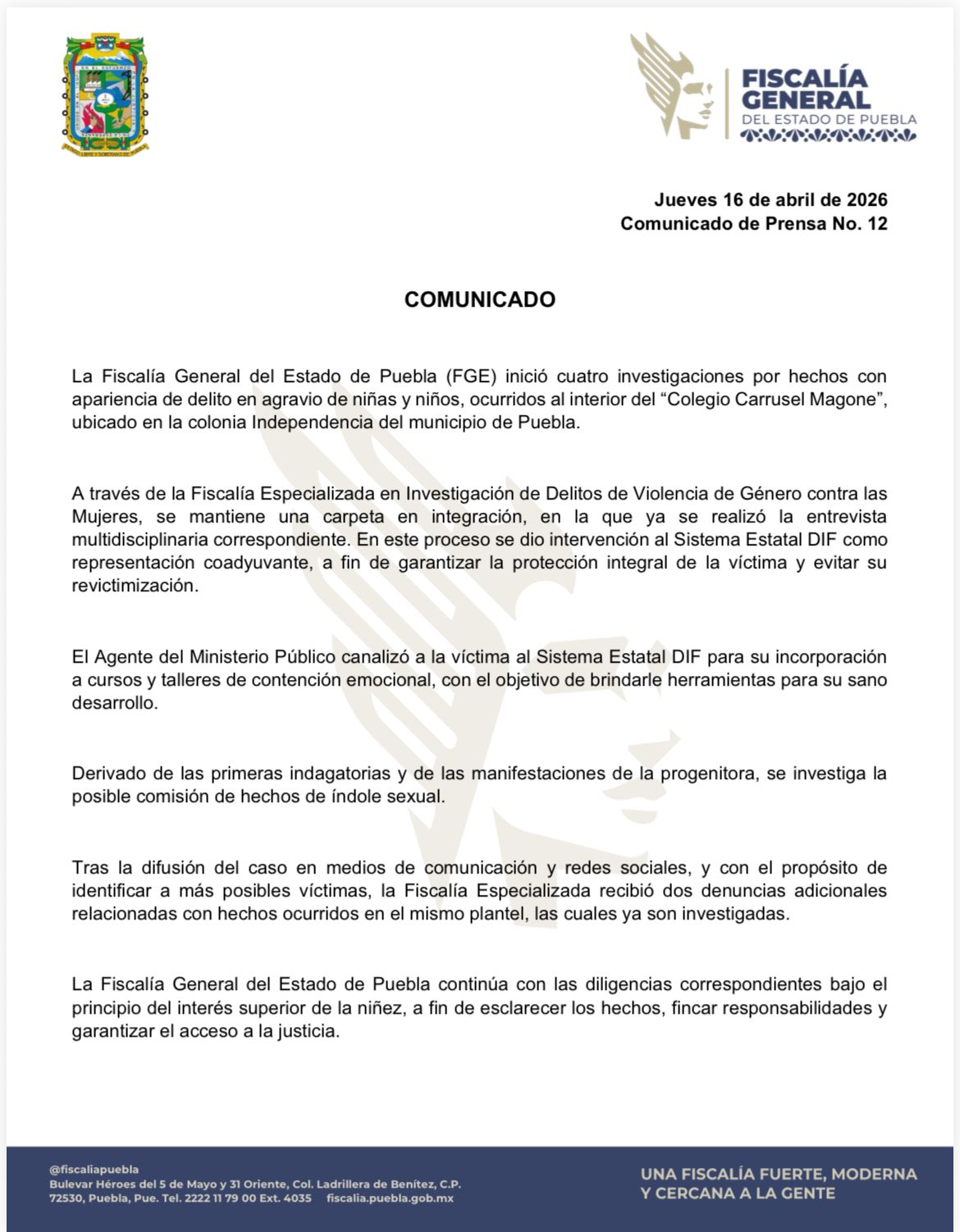 “Cuarto Oscuro” sacude a colegio en Puebla