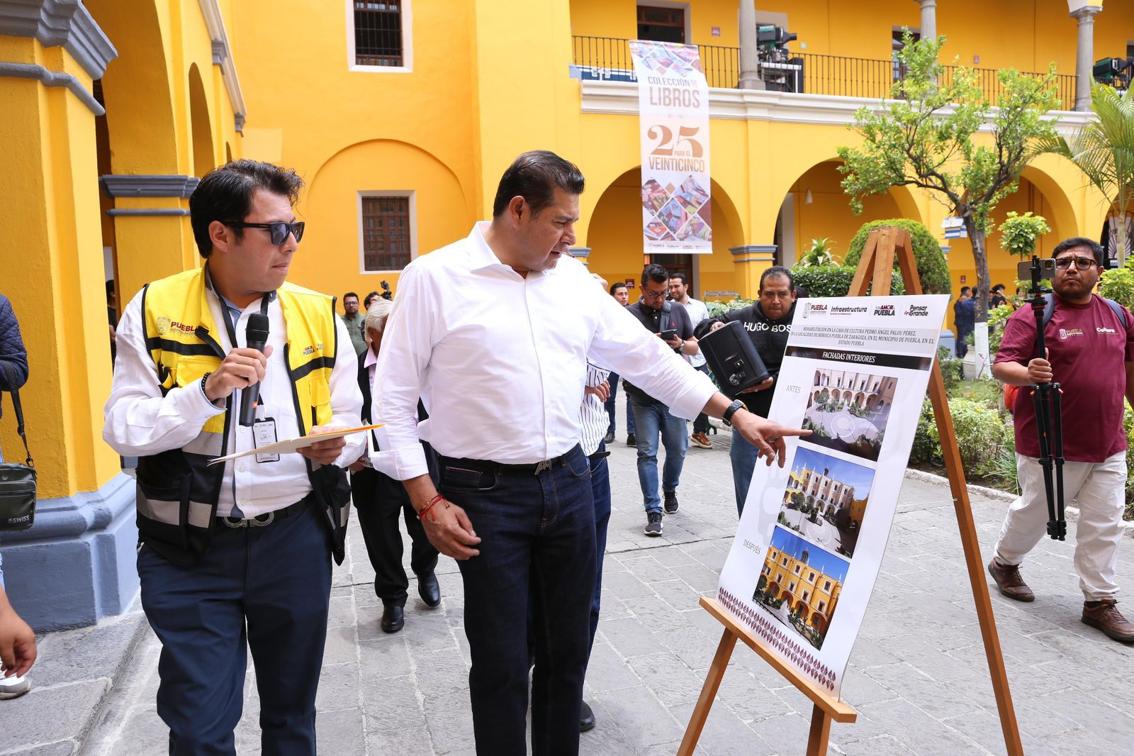 Puebla impulsa lectura y arte con 20 mil libros