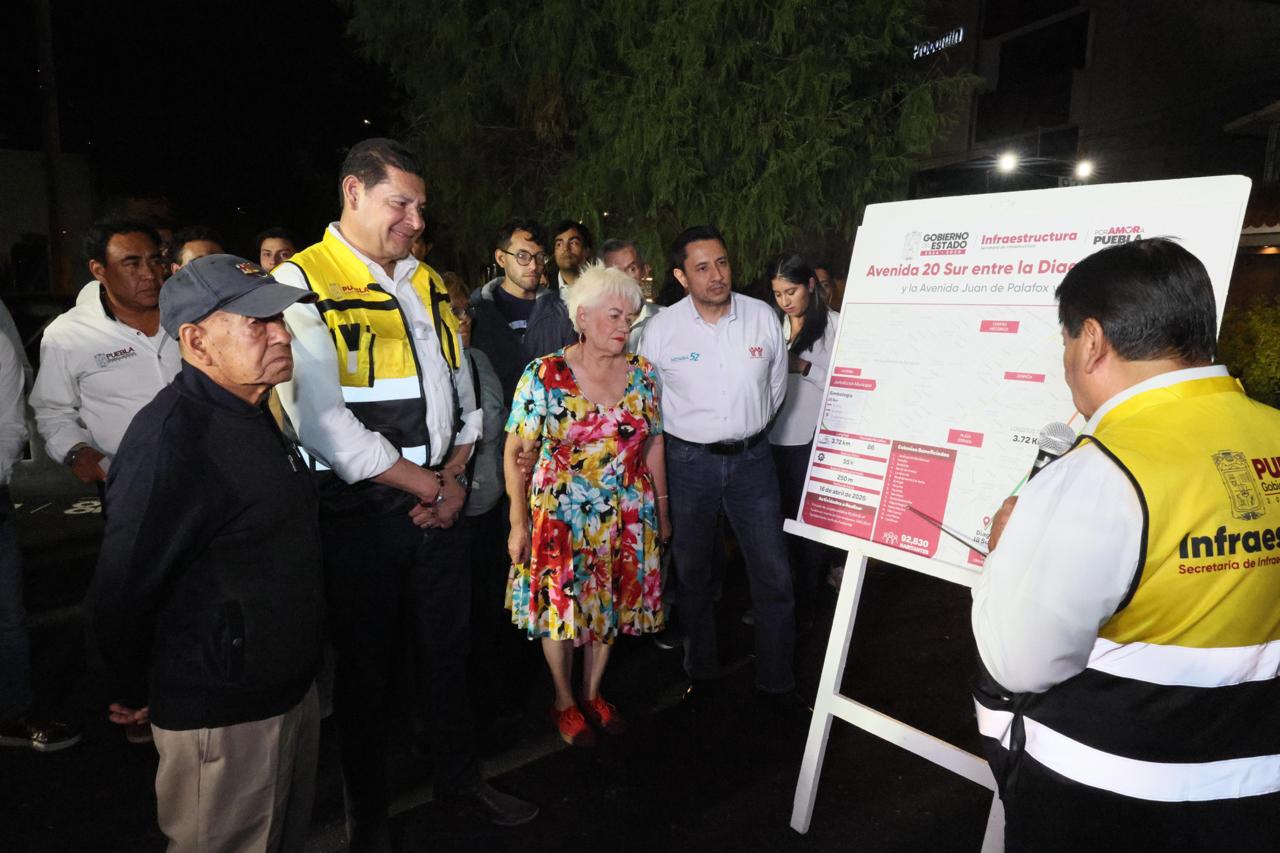 PEMEX y Gobierno de Puebla impulsan programa de rehabilitación vial en la capital Armenta