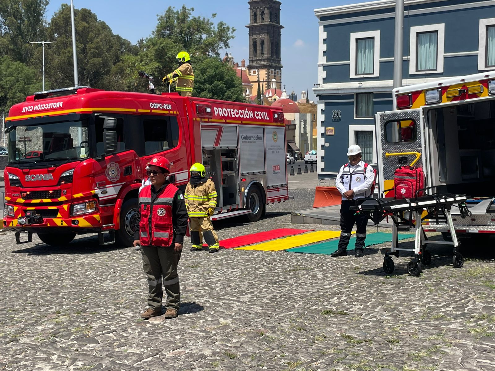 Puebla participa en el Primer Simulacro Nacional 2026