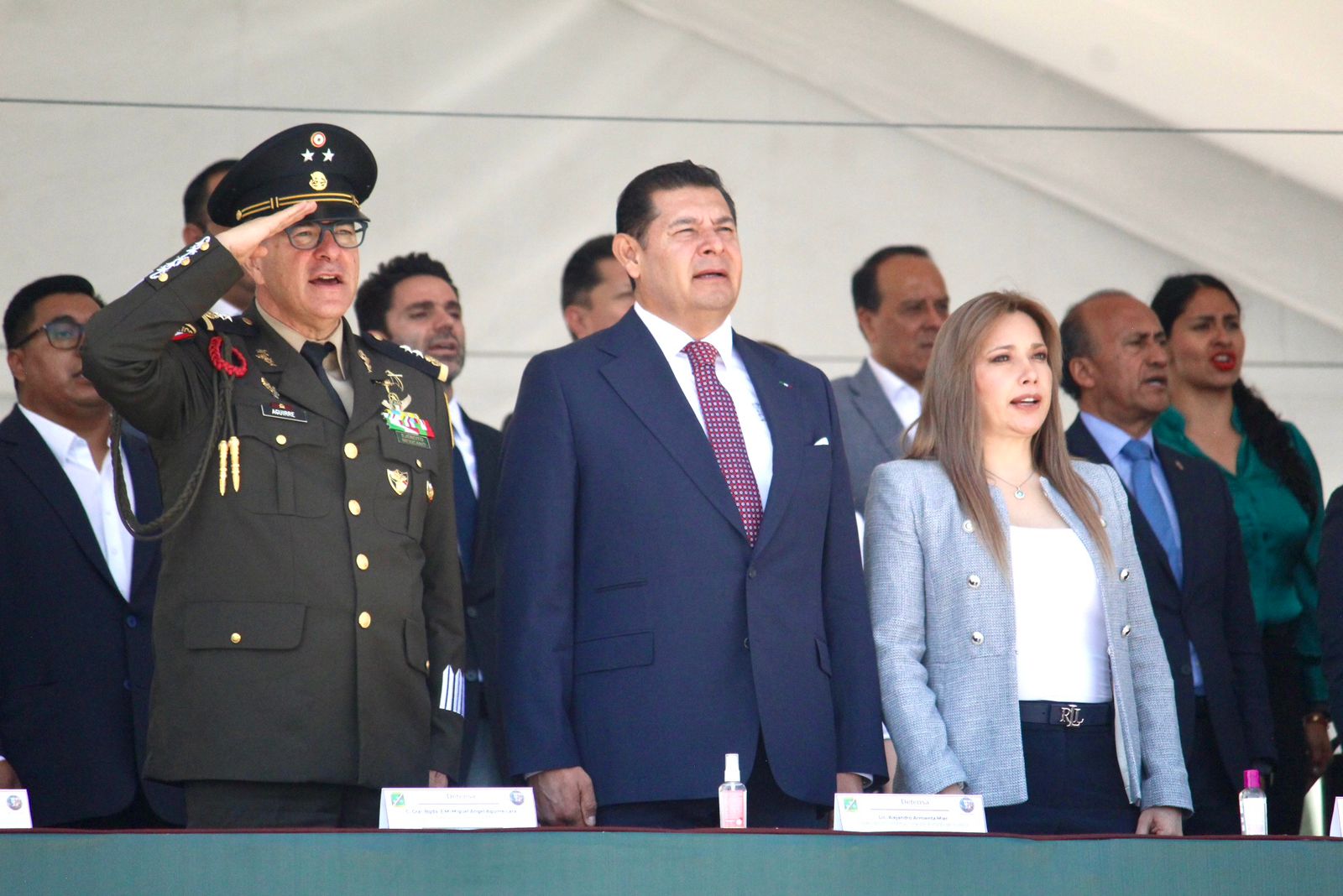 Encabezó Armenta representación de la Batalla de Puebla