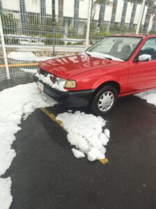 Granizada afecta zona deportiva en los Estadios