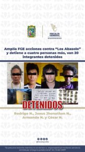 La Fiscalía detuvo a cuatro personas más vinculadas con la presunta red de narcomenudeo "Los Abasolo".